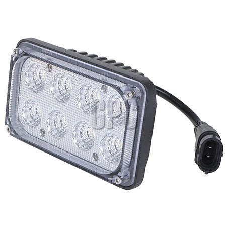 Blacktips LED Agricultural Rectangular Work Light 28W Flood Beam Flush Mount - JTK Auto Electrical