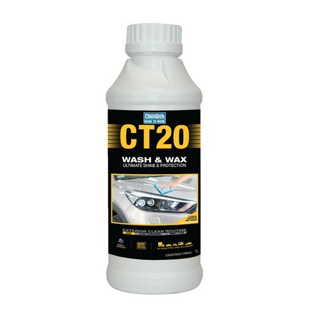 Chemtech CT20 Wash & Wax 1L - JTK Auto Electrical