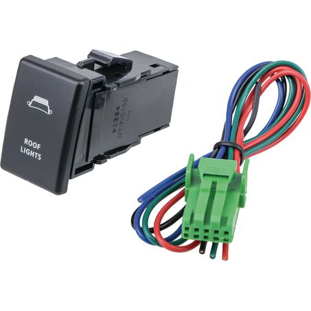 Drivetech 4x4 OE Style Push Button Switch Roof Light, Suits Holden and Isuzu - JTK Auto Electrical