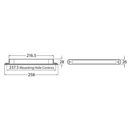 Hella 2334 Stop/Tail Light LED 12V - JTK Auto Electrical