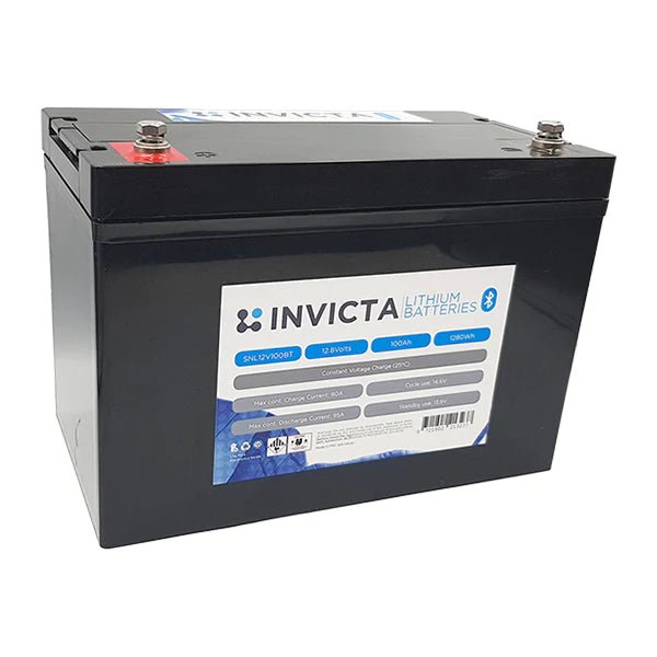 Invicta 12V 100AH battery BLUETOOTH - JTK Auto Electrical