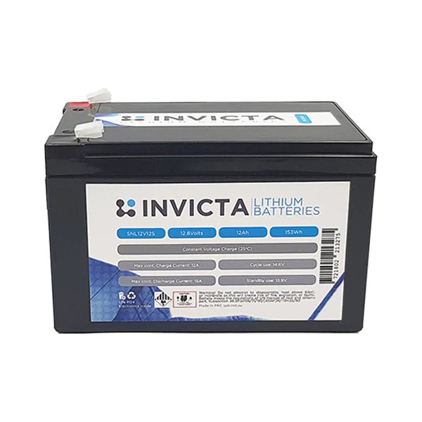 Invicta 12V 12AH battery - JTK Auto Electrical