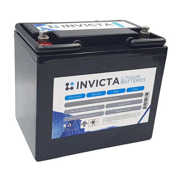 Invicta 12V 40AH battery - JTK Auto Electrical
