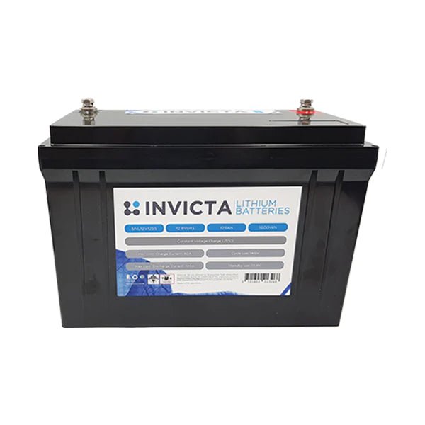 Invicta Lithium 12V 125AH battery 7 Year Warranty - JTK Auto Electrical