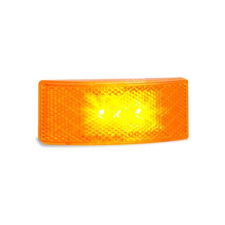 LED Autolamps 12/24V Amber Side Marker With In Built Reflector - JTK Auto Electrical