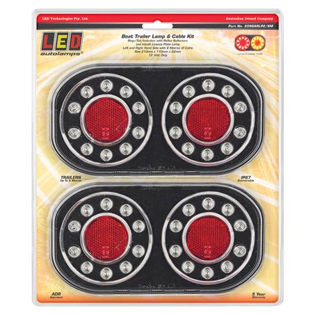 LED Autolamps 209GARLP2/8M 12V Stop/Tail/Indicator - JTK Auto Electrical