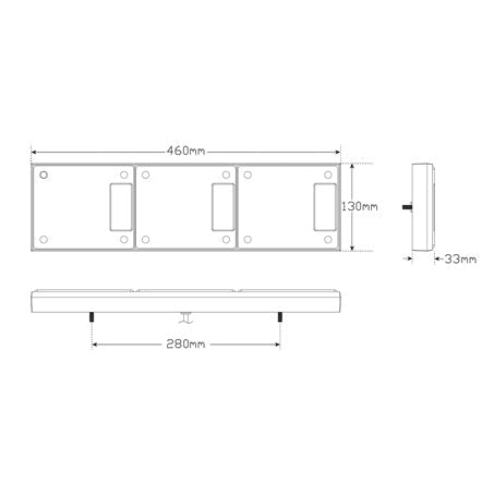 LED Autolamps 460ARRM Med Jumbo Stop/Tail/Indicator Light - JTK Auto Electrical