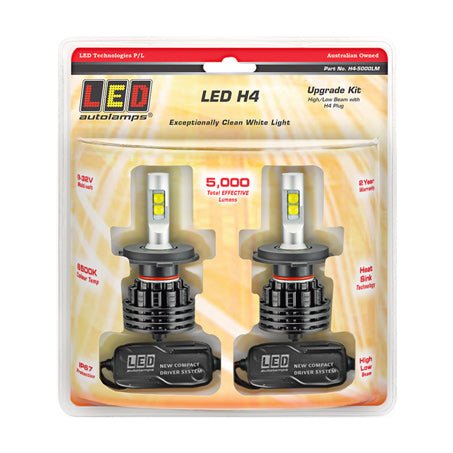 LED Autolamps H4 LED Headlight Kit - JTK Auto Electrical