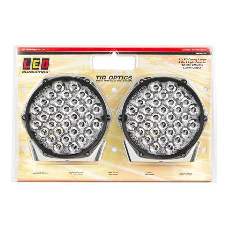 LED Autolamps TIR7 7 Inch High Powered Driving Light Pair - JTK Auto Electrical