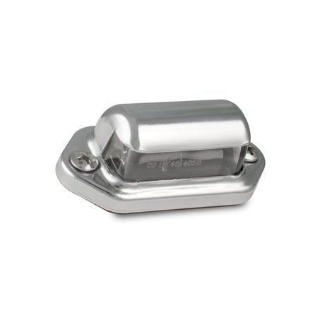 Multi Volt LED Licence Plate Lamp With Chrome Base Twin Blister - JTK Auto Electrical