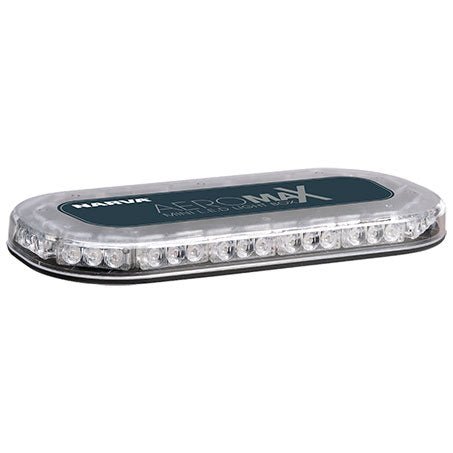 Narva 12/24V Aeromax Amber LED Mini Bar Clear Lens Permanent Mount - JTK Auto Electrical