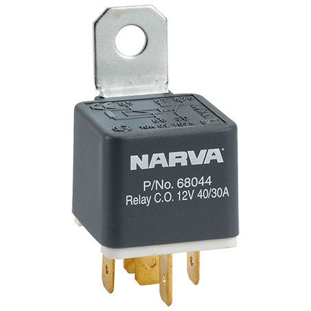 Narva 12v Relay 5 Pin 30/40A With Resistor - JTK Auto Electrical