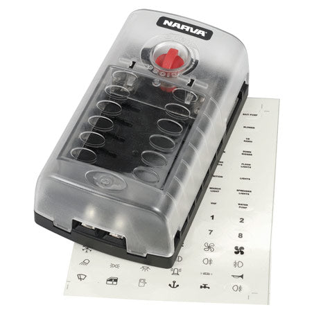 Narva Fuse Box Standard Blade 12 Way 120A - JTK Auto Electrical