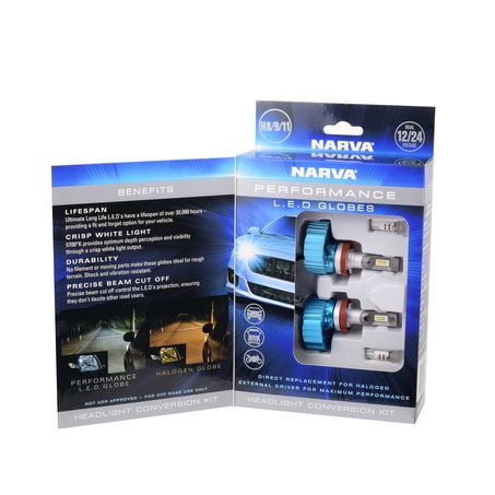 Narva LED Globe 12 or 24V H8/H9/H11 5000Lm - JTK Auto Electrical