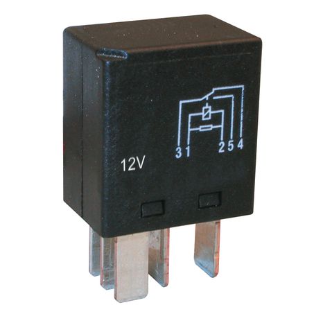 OEX Micro Relay 12V Change Over 25/10A - Resistor Protected, Sealed - JTK Auto Electrical