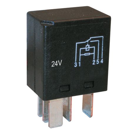 OEX Micro Relay 24V Change Over 25/10A - Resistor Protected, Sealed - JTK Auto Electrical