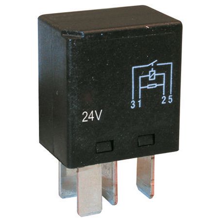 OEX Micro Relay 24V Normally Open 15A - Resistor Protected, Sealed - JTK Auto Electrical