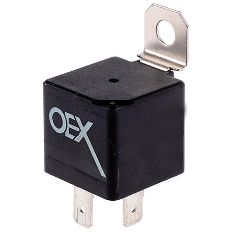 OEX Mini Relay 12V 4 Pin Normally Open 40A - Resistor Protected, Sealed - JTK Auto Electrical