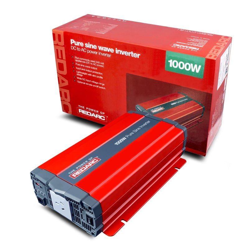 Redarc 12V 1000W Pure Sine Wave Inverter - JTK Auto Electrical