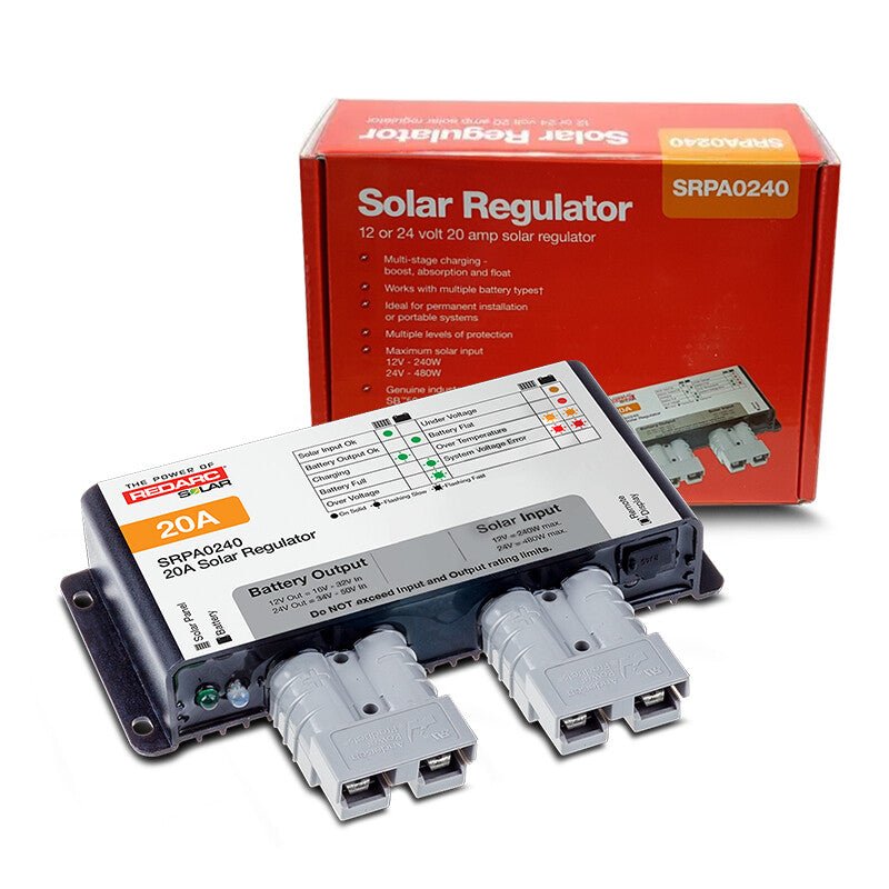 Redarc 20A Solar Regulator - JTK Auto Electrical