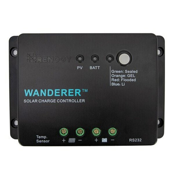 Renogy Wanderer Li 30A PWM Solar Charge Controller Bluetooth - JTK Auto Electrical