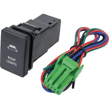 Thunder OE Style Push Button Switch Roof Light, Suits Toyota and Mitsubishi - JTK Auto Electrical
