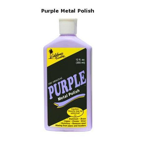 California Custom Purple Metal Polish 355ml - JTK Auto Electrical