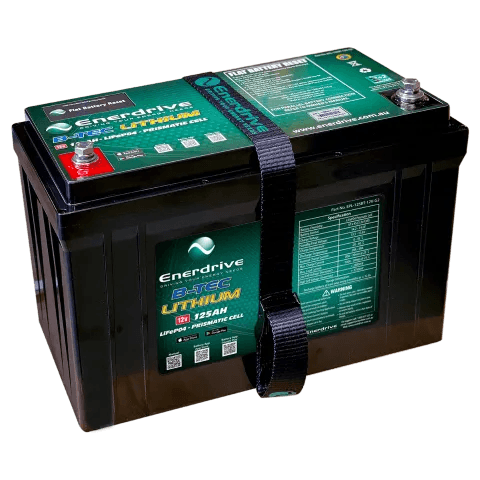 Enerdrive B-TEC 12V 125Ah LiFePO4 Battery Gen2 - JTK Auto Electrical