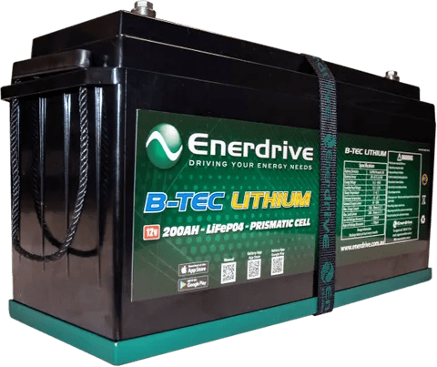 Enerdrive B-TEC 12V 200Ah LiFePO4 Battery BT Gen2 - JTK Auto Electrical