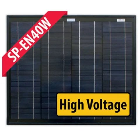 Enerdrive Solar Panel 40w 24v Black Frame - JTK Auto Electrical