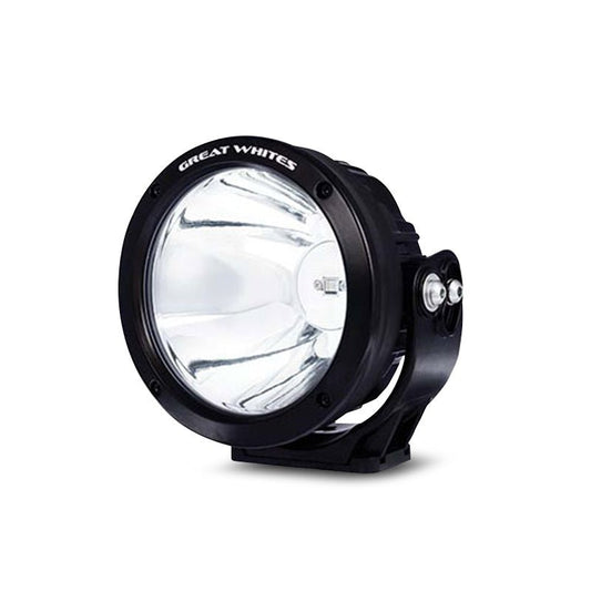 Great Whites GWR60013 LED Driving Light Round 9-32V 50W Spot Beam - JTK Auto Electrical