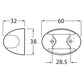 Hella Front Marker Light Clear LED 9 to 33V - JTK Auto Electrical