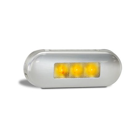 Led Autolamps 12/24V LED Amber Marker Light Stainless - JTK Auto Electrical