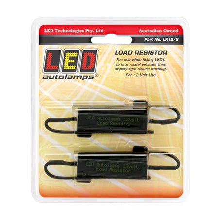 LED Autolamps 12V Load Resistor In Blister Pack Of 2 - JTK Auto Electrical