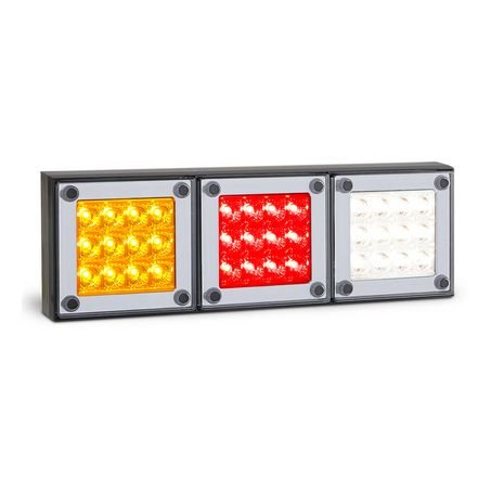 LED Autolamps 280TARWM Stop/Tail/Indicator/Reverse Lamp With Reflector - JTK Auto Electrical