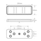 LED Autolamps 283ARWM Stop/Tail/Indicator/Reverse Light - JTK Auto Electrical