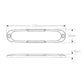 LED Autolamps 2ARM-2 Stop/Tail/Indicator Light Clear Lens Coloured - JTK Auto Electrical