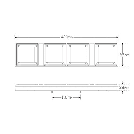 LED Autolamps 420ARRWM2 Stop/Tail/Indicator/Reverse/Reflector Mini Jumbo - JTK Auto Electrical