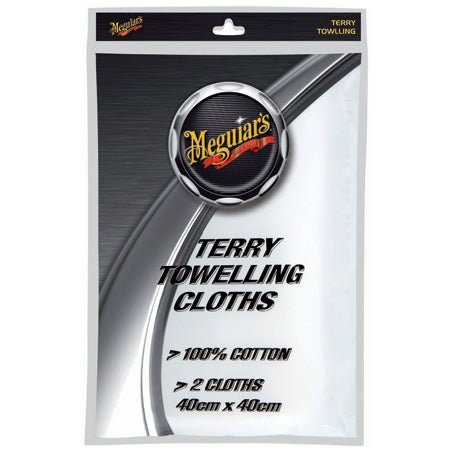 Meguiar's Terry Towelling Cloths Twin Pack - JTK Auto Electrical