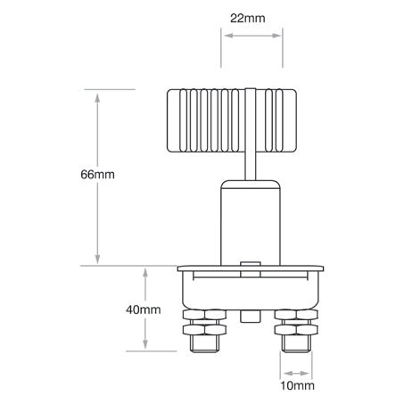 Narva Battery Isolation Switch Plastic With Removable Key - JTK Auto Electrical Online