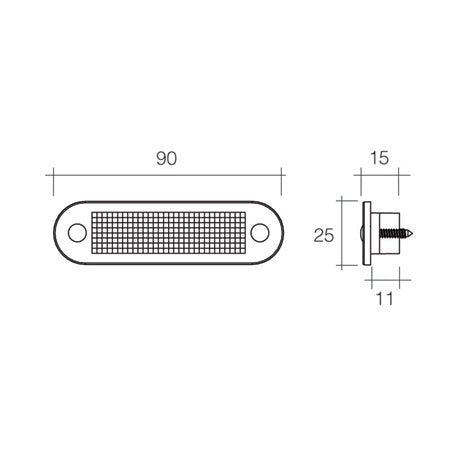 Narva Front Marker Light Clear LED 9 to 33V - JTK Auto Electrical