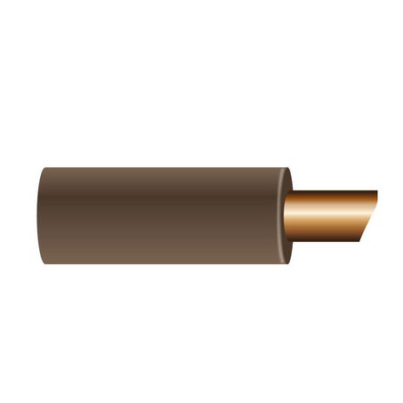 OEX 3mm Single Core Automotive Cable, Brown - 30m Roll - JTK Auto Electrical