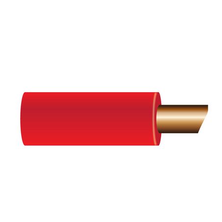 OEX 4mm Single Core Automotive Cable, Red - 30m Roll - JTK Auto Electrical