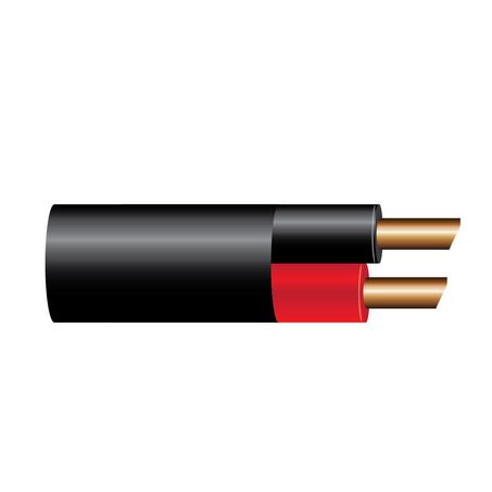 OEX 4mm Twin Core Cable, Red/Black 100m Roll - JTK Auto Electrical