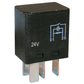 OEX Micro Relay 24V Normally Open 15A - Resistor Protected, Sealed - JTK Auto Electrical