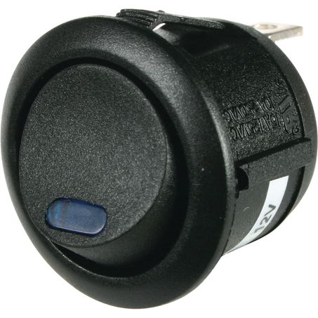 OEX Rocker Switch On/Off SPST 12V Blue Illuminated (Contacts Rated 10A @ 12V) - JTK Auto Electrical