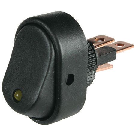 OEX Rocker Switch On/Off SPST Amber Illumination - JTK Auto Electrical