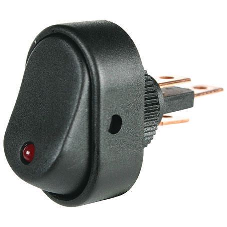 OEX Rocker Switch On/Off SPST Red Illumination - JTK Auto Electrical