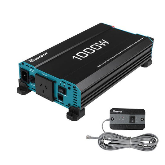 Renogy 1000W 12V to 230V Pure Sine Wave Inverter (with UPS Function) - JTK Auto Electrical