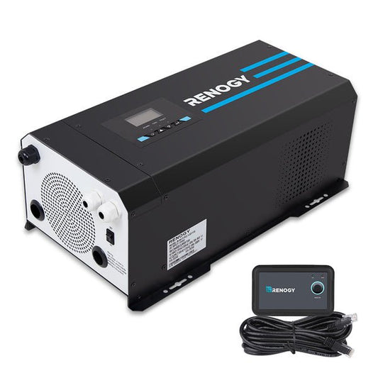 Renogy 3000W 12V Pure Sine Wave Inverter Charger w/ LCD Display - JTK Auto Electrical